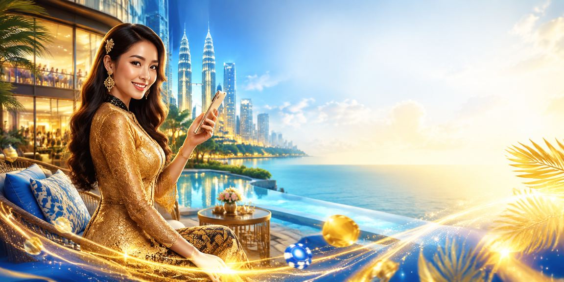 Pemain berbaju kebaya di Kuala Lumpur melakukan deposit di u19